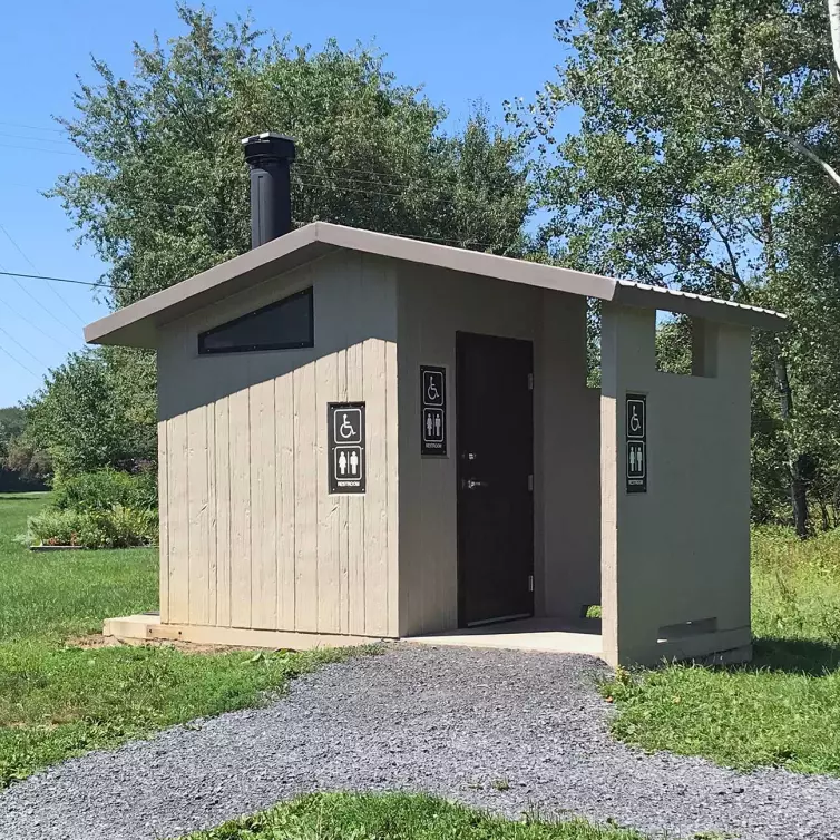 Gunnison, Single Vault Toilet, Waterless Restroom by CXT.